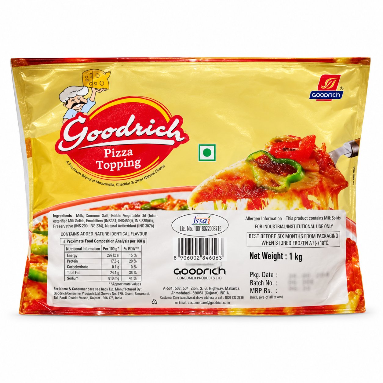 Goodrich Pizza Topping – 1 kg